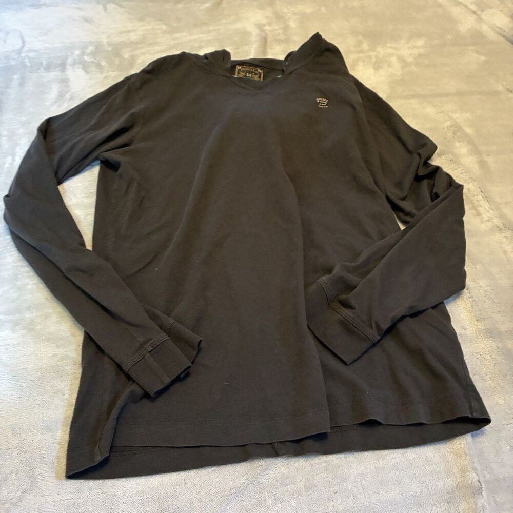 Diesel 00s Vintage Long Sleeve Hooded Shirt Mens Metal D See Pics for Sizing